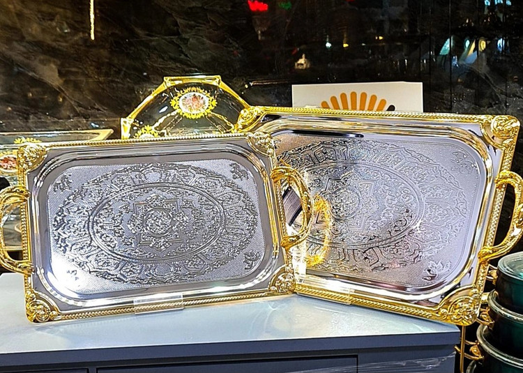 سینی جفتی استیل وارداتی نجیب